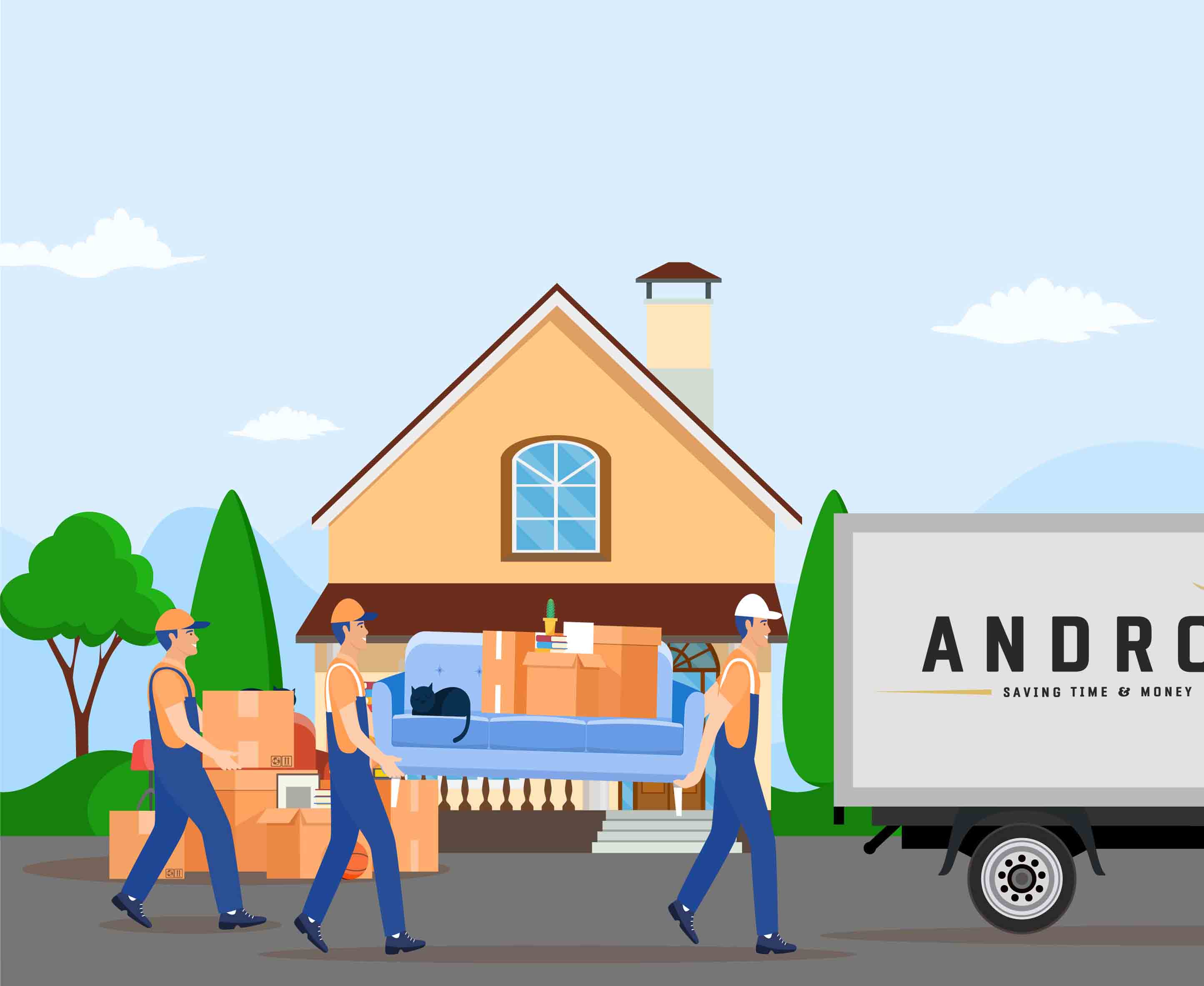 engager deux aides déménageurs